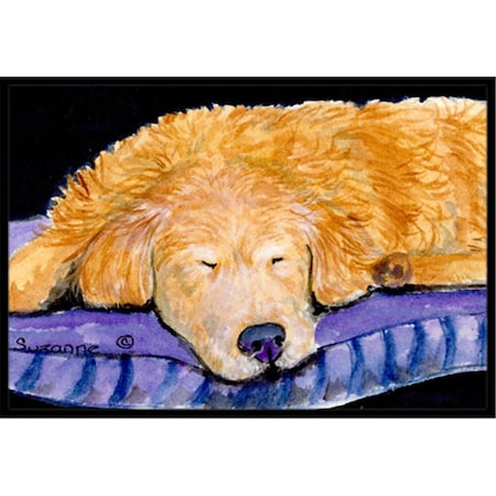 Carolines Treasures Golden Retriever Indoor Outdoor Mat - 18 x 27 in. CA79202